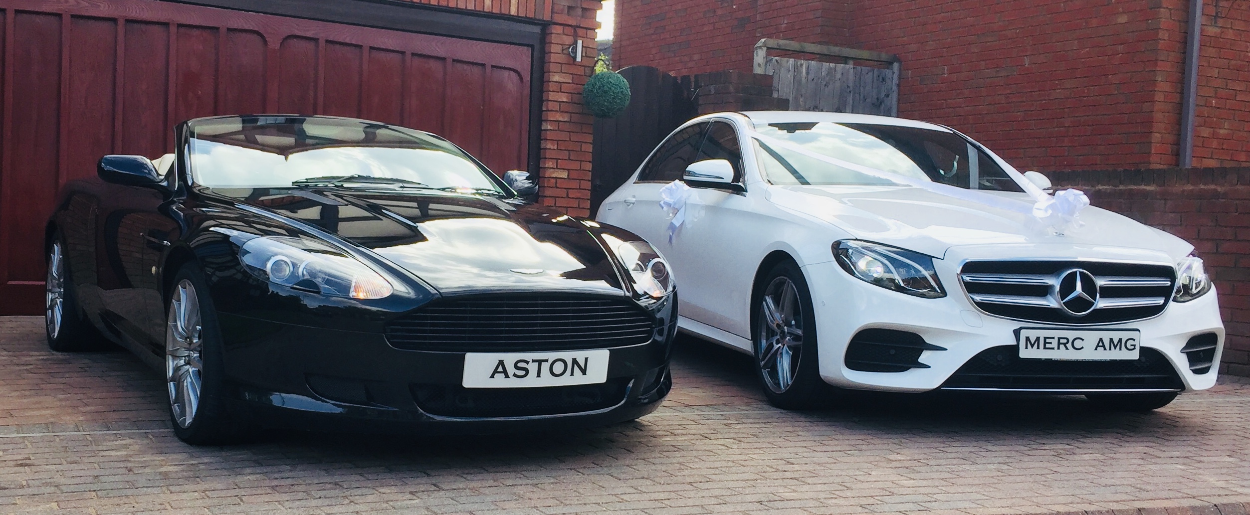 Mercedes and Aston Martin